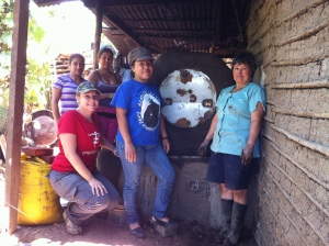 The finished product! Here we are with Leoncia on the right and her friend and daughter behind me and Anita. 